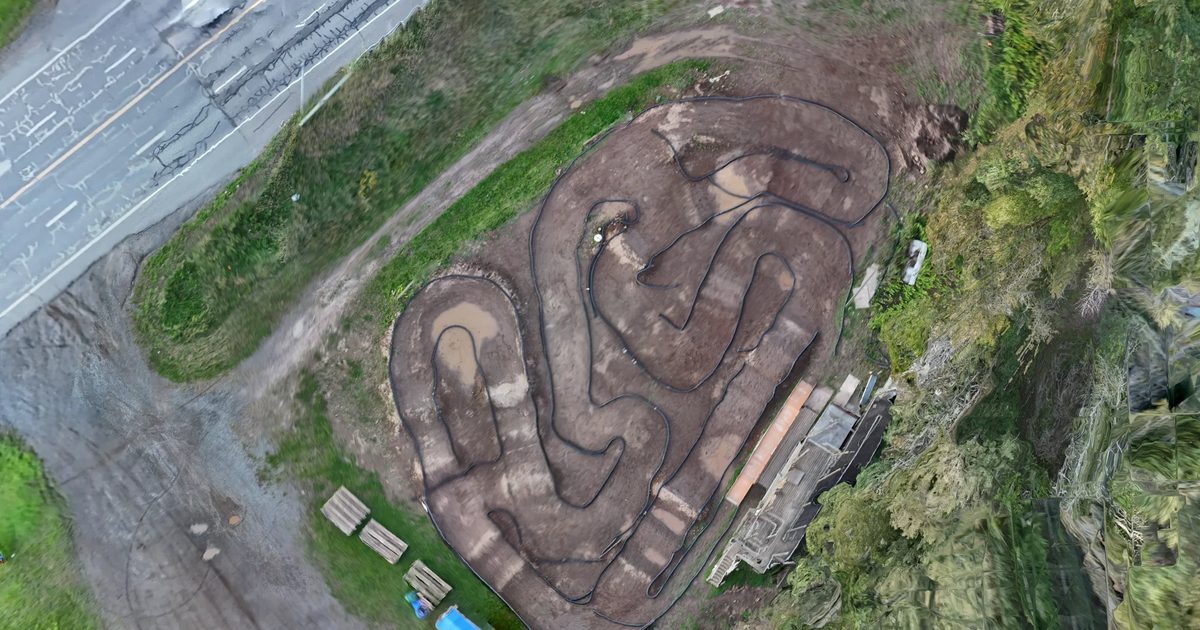 LRCCC Speedway orthomosaic, Thunder Bay, flown 2026-09-15, 1.00 cm ground sample distance